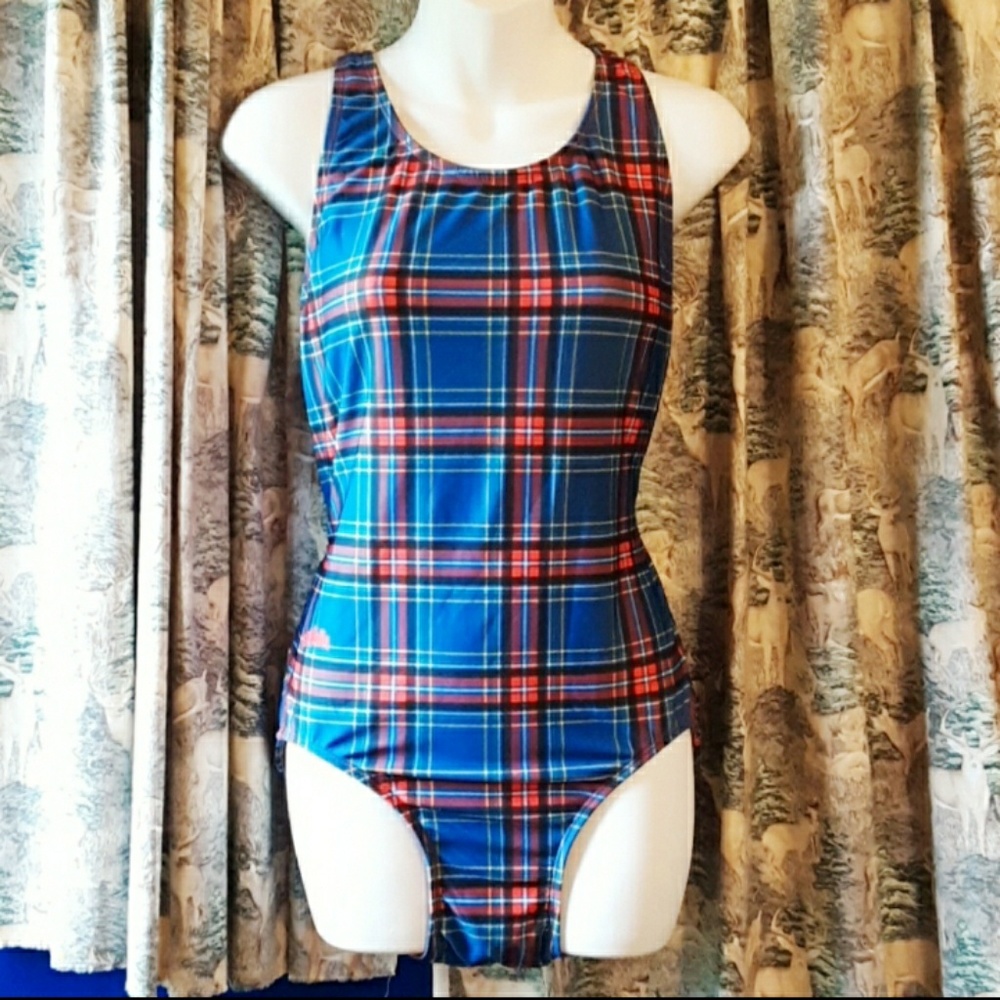 💋3/$25💋 {Splish} Plaid Swimsuit
